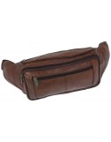 ΑΝΔΡΙΚΗ ΤΣΑΝΤΑ ΜΕΣΗΣ ΜΠΑΝΑΝΑ ANNIE LEATHER ΓΝΗΣΙΟ ΔΕΡΜΑ ΚΑΦΕ TSA.101.03.01.049 3136 3133