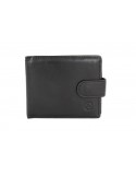 ΑΝΔΡΙΚΟ ΠΟΡΤΟΦΟΛΙ ANNIE LEATHER 12,5*10*2 ΓΝΗΣΙΟ ΔΕΡΜΑ ΜΑΥΡΟ  POR.104.01.011 annie 8058