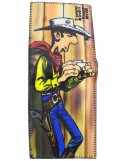 ΑΝΔΡΙΚΟ ΠΟΡΤΟΦΟΛΙ LUCKY LUKE ΧΩΡΑΕΙ ΤΑΥΤΟΤΗΤΑ ΜΑΥΡΟ MADE IN GREECE POR.104.01.139 350A-83