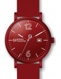 ΡΟΛΟΙ SERGIO TACCHINI ΑLUMINIUM CASE 42mm ΛΟΥΡΑΚΙ ΣΥΛΙΚΟΝΗΣ ΚΟΚΚΙΝΟ RO.101.01.26.001 ST.1.10059.1
