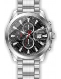 ΑΝΔΡΙΚΟ ΡΟΛΟΙ SERGIO TACCHINI 48mm ΑΤΣΑΛΙΝΟΣ ΜΠΡΑΣΕΛΕΣ ΑΣΗΜΙ RO.101.03.26.016 ST.1.10050.1