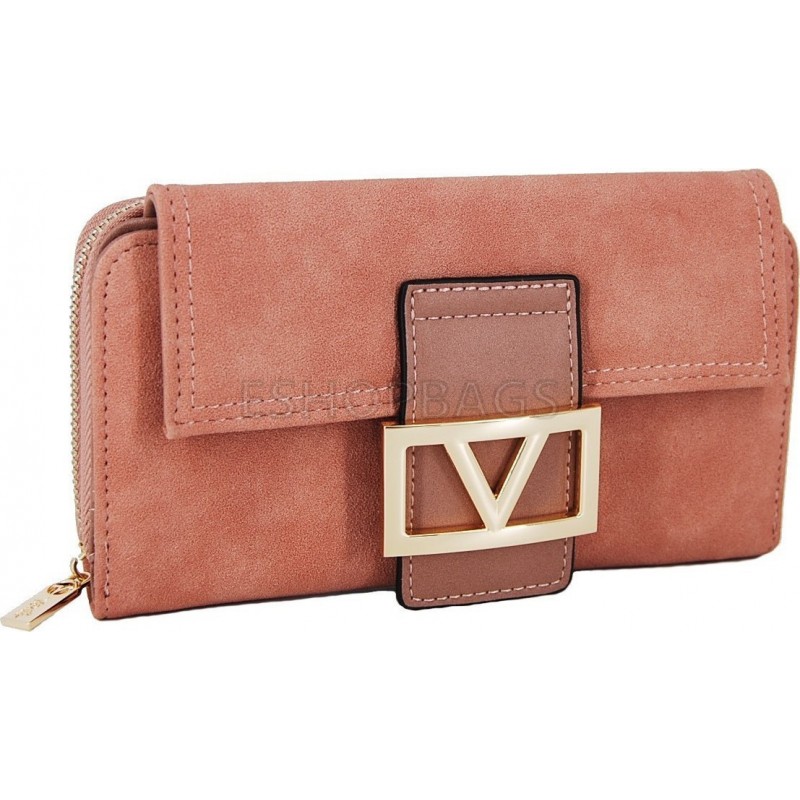 ΓΥΝΑΙΚΕΙΟ ΠΟΡΤΟΦΟΛΙ VERDE ΜΕΓΑΛΟ ΡΟΖ POR.104.02.087 18-1030