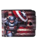 ΠΟΡΤΟΦΟΛΙ ΔΕΡΜΑ ΣΥΝΘΕΤΙΚΟ ΜΕ ΣΧΕΔΙΟ CAPTAIN AMERICA POR.104.01.168 E30-10