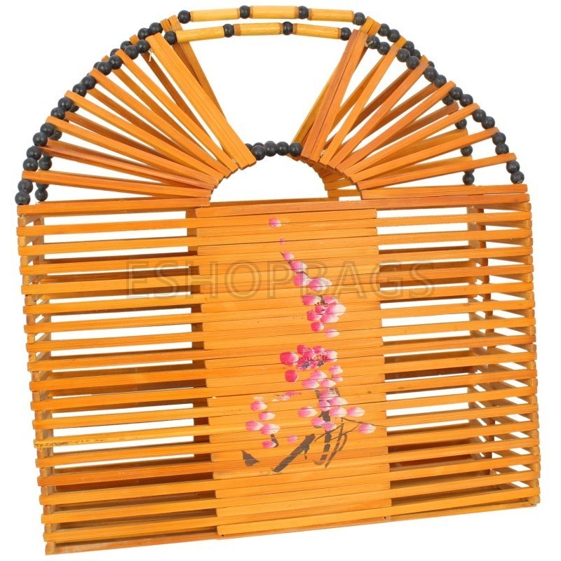 ΓΥΝΑΙΚΕΙΑ ΤΣΑΝΤΑ ΧΕΙΡΟΣ ΖΕΜΠΙΛΙ ΞΥΛΙΝΟ ΚΑΦΕ TSA.101.01.04.190 Α1