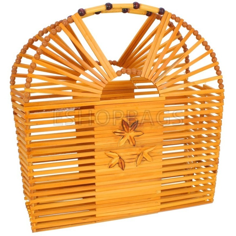 ΓΥΝΑΙΚΕΙΑ ΤΣΑΝΤΑ ΧΕΙΡΟΣ ΖΕΜΠΙΛΙ ΞΥΛΙΝΟ ΚΑΦΕ TSA.101.01.04.190 Α2