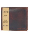 ΑΝΔΡΙΚΟ ΠΟΡΤΟΦΟΛΙ FETICHE ΓΝΗΣΙΟ ΔΕΡΜΑ RFID ΚΑΦΕ POR.104.01.172 KA-11-940
