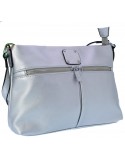 ΓΥΝΑΙΚΕΙΑ ΤΣΑΝΤΑ ΩΜΟΥ VERDE SILVER - ΑΣΗΜΙ  ΜΕΤΑΛΙΖΕ TSA.101.01.03.223 16-4756
