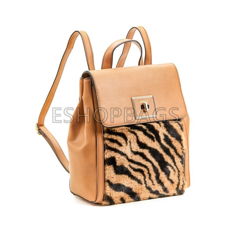 ΓΥΝΑΙΚΕΙΑ ΤΣΑΝΤΑ ΠΛΑΤΗΣ BACKPACK VERDE ΜΕ ΑΠΑΛΟ ΓΟΥΝΑΚΙ CAMEL TSA.101.01.05.167 16-5718