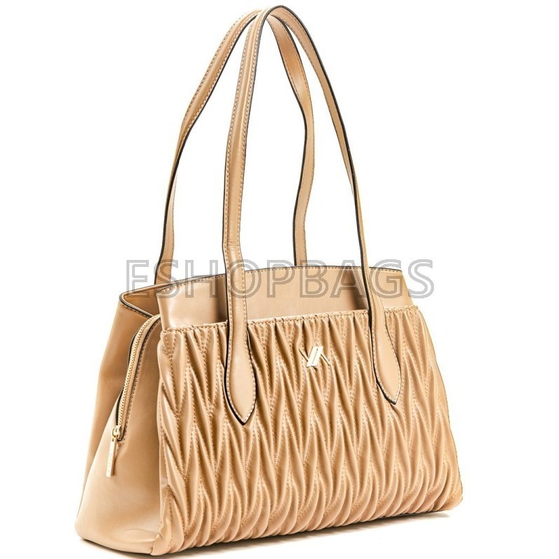 ΓΥΝΑΙΚΕΙΑ ΤΣΑΝΤΑ ΩΜΟΥ – ΧΕΙΡΟΣ VERDE 34*10*26 TAUPE TSA.101.01.03.237 16-5829