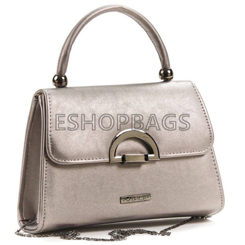 ΓΥΝΑΙΚΕΙΑ ΤΣΑΝΤΑ ΧΕΙΡΟΣ ΩΜΟΥ VERDE 24*8*17 ΓΚΡΙ TSA.101.01.04.224 01-1346