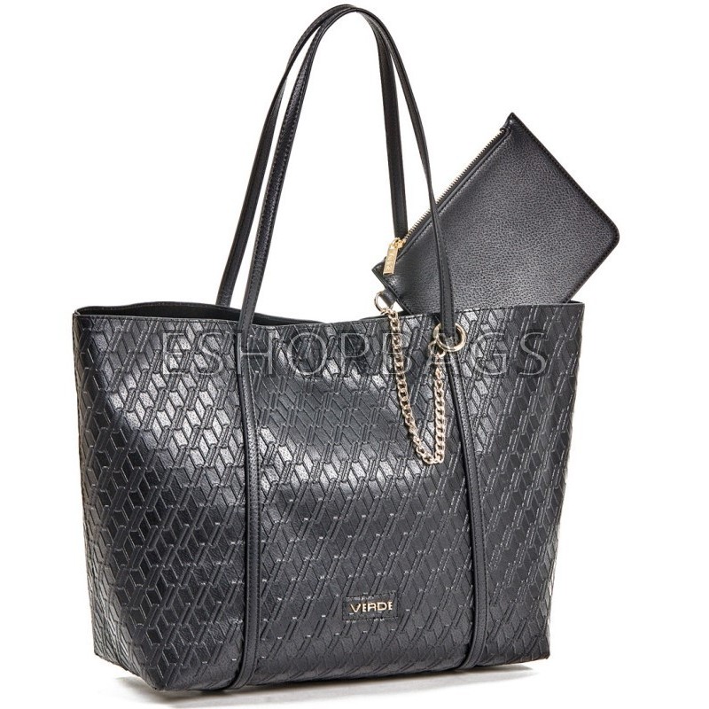 ΓΥΝΑΙΚΕΙΑ ΤΣΑΝΤΑ ΩΜΟΥ VERDE 47*30*17 ΜΑΥΡΟ TSA.101.01.03.258 16-5944