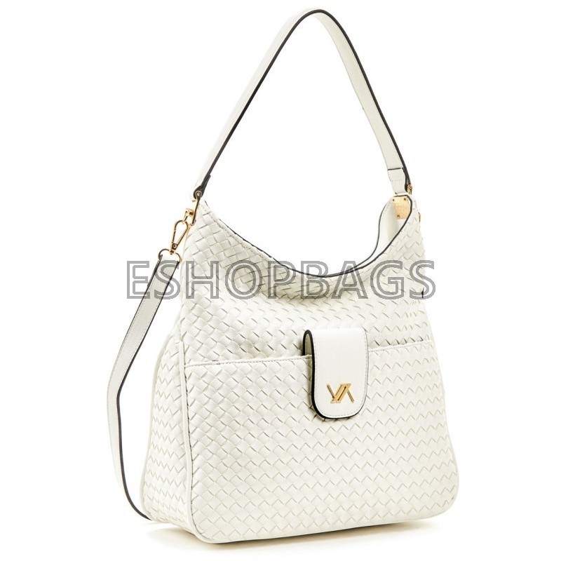 ΓΥΝΑΙΚΕΙΑ ΤΣΑΝΤΑ ΧΕΙΡΟΣ- ΩΜΟΥ VERDE 31*32*14 ΑΣΠΡΟ TSA.101.01.03.266 16-5921