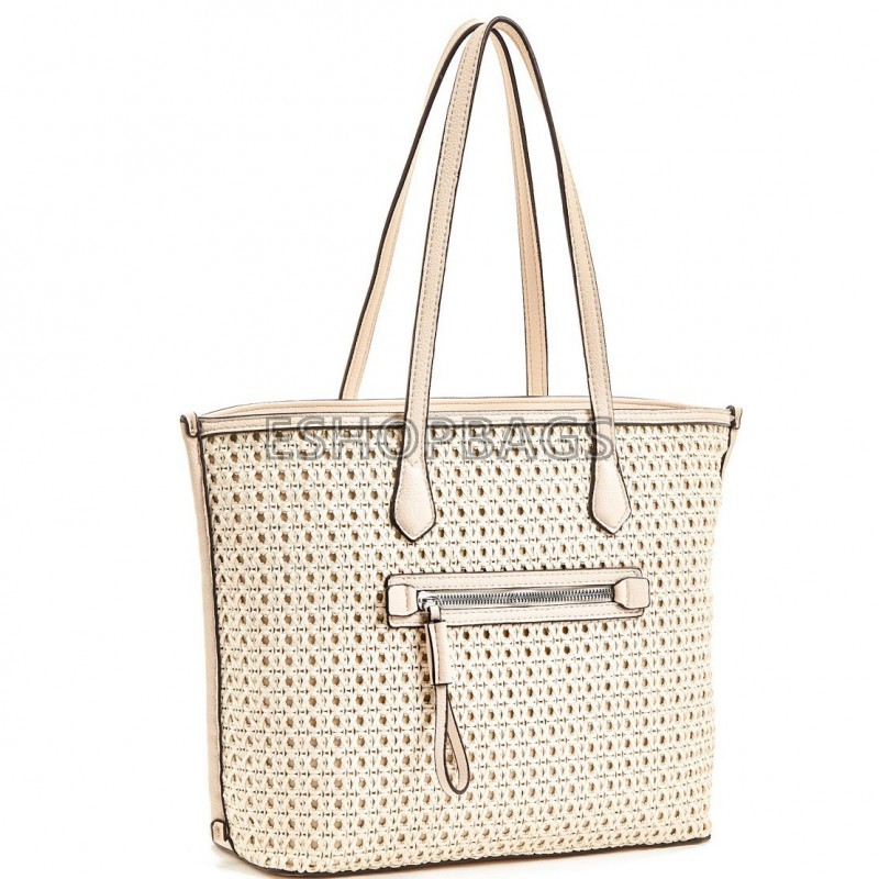 ΓΥΝΑΙΚΕΙΑ ΤΣΑΝΤΑ ΩΜΟΥ VERDE 40*28*12 ΜΠΕΖ TSA.101.01.03.269 16-5974