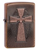 ΑΝΑΠΤΗΡΑΣ ΓΝΗΣΙΟΣ ZIPPO USA Armor® Deep Carve Cross Design TSA.101.03.24.084 49158