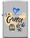 ΑΝΑΠΤΗΡΑΣ ΓΝΗΣΙΟΣ ZIPPO USA Greece With Heart TSA.101.03.24.109 205-071162