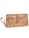 ΓΥΝΑΙΚΕΙΟ ΠΟΡΤΟΦΟΛΙ ΜΕ ΚΟΥΜΠΩΜΑ ΚΛΙΠ 20*11*2 VERDE CAMEL POR.104.02.143 18-1158