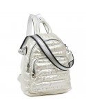 ΓΥΝΑΙΚΕΙΑ ΤΣΑΝΤΑ ΠΛΑΤΗΣ- BACKPACK 25*31*16 VERDE ΑΣΠΡΟ TSA.101.04.05.249 16-6452