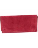 ΚΑΠΝΟΘΗΚΗ MADE IN GREECE 15*8*2.5 ΑΠΟ ΓΝΗΣΙΟ ΜΑΛΑΚΟ ΔΕΡΜΑ SUEDE ΜΕ LATEX ΕΠΕΝΔΥΣΗ ΚΟΚΚΙΝΟ POR.104.03.079 2302