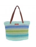 ΤΣΑΝΤΑ ΘΑΛΑΣΣΗΣ ΨΑΘΙΝΗ ΩΜΟΥ ANTONIO BASILE BAG 51*32*17 ΜΠΛΕ ΠΟΛΥΧΡΩΜΗ TSA.101.01.10.052 JY-8008