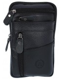 ΑΝΔΡΙΚΟ ΤΣΑΝΤΑΚΙ ΖΩΝΗΣ ANNIE LEATHER ΓΝΗΣΙΟ ΔΕΡΜΑ ΜΑΥΡΟ TSA.101.03.04.041 630
