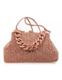 ΓΥΝΑΙΚΕΙΟ ΤΣΑΝΤΑΚΙ CLUTCH ΑΜΠΙΓΙΕ VERDE 29*10*17 NUDE TSA.101.01.133 01-1632