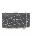 ΓΥΝΑΙΚΕΙΟ ΤΣΑΝΤΑΚΙ CLUTCH ΑΜΠΙΓΙΕ VERDE 22*4*12 ΜΑΥΡΟ TSA.101.01.138 01-1672