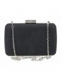 ΓΥΝΑΙΚΕΙΟ ΤΣΑΝΤΑΚΙ CLUTCH ΑΜΠΙΓΙΕ VERDE 18*5*12 ΜΑΥΡΟ TSA.101.01.153 01-1670