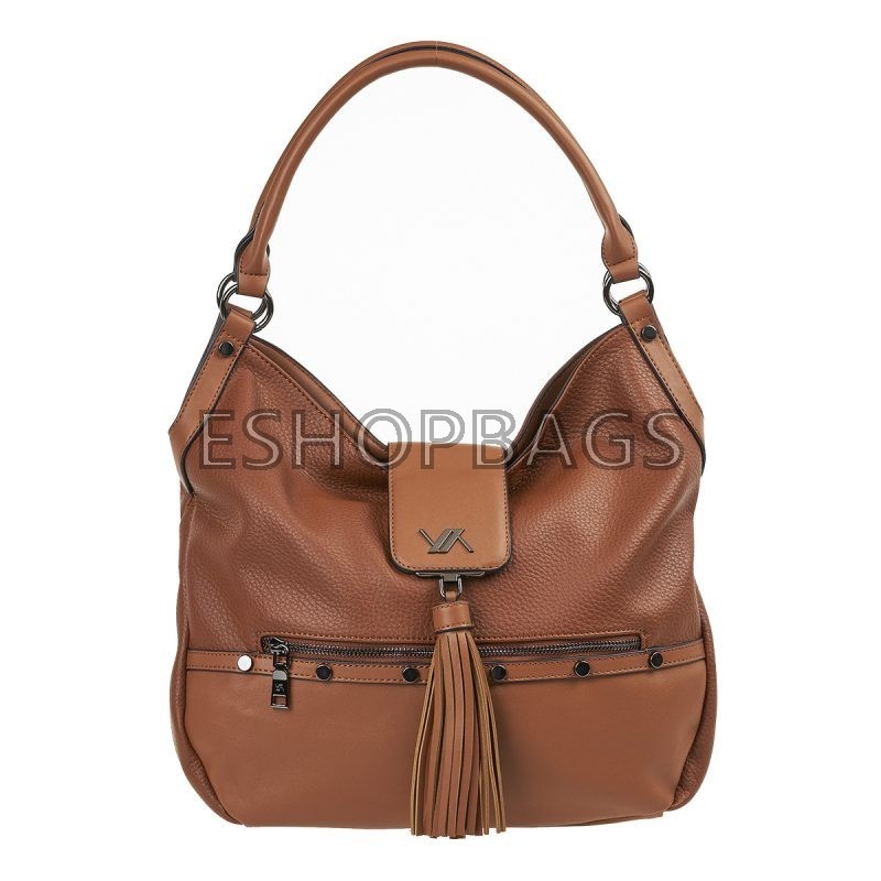 ΓΥΝΑΙΚΕΙΑ ΤΣΑΝΤΑ ΩΜΟΥ VERDE 37*14*31 CAMEL TSA.101.01.03.456 16-7036