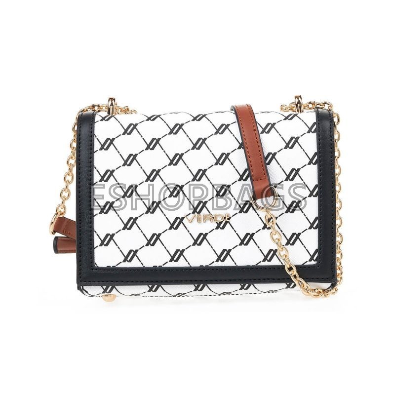 ΓΥΝΑΙΚΕΙΑ ΤΣΑΝΤΑ ΜΙΚΡΗ ΩΜΟΥ – ΧΙΑΣΤΙ VERDE 22*8*16 ΜΑΥΡΟ/ΑΣΠΡΟ TSA.101.01.02.196 16-7354