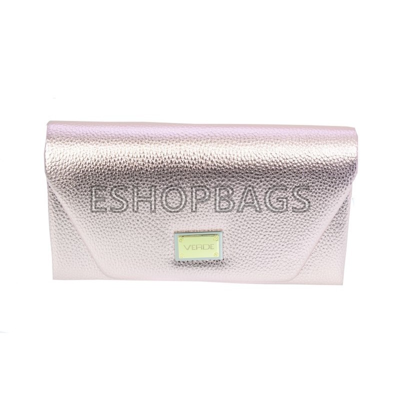 ΓΥΝΑΙΚΕΙΟ ΦΑΚΕΛΟ ΑΜΠΙΓΕ VERDE 22*6*12 ROSE GOLD TSA.101.01.159 01-1851