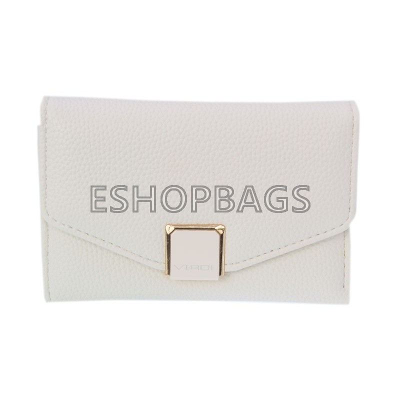 ΓΥΝΑΙΚΕΙΟ ΠΟΡΤΟΦΟΛΙ VERDE ΣΥΝΘΕΤΙΚΟ ΔΕΡΜΑ 9.5*3*15 IVORY POR.104.02.218 18-1433