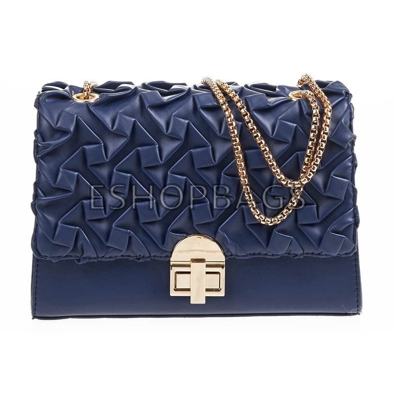 ΓΥΝΑΙΚΕΙΑ ΤΣΑΝΤΑ ΩΜΟΥ – ΧΙΑΣΤΙ VERDE 23*9*19 ΜΠΛΕ TSA.101.01.03.475 16-7020