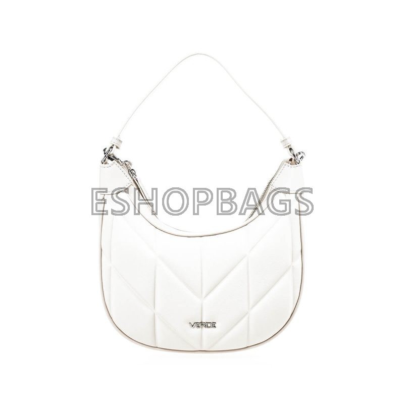 ΓΥΝΑΙΚΕΙΑ ΤΣΑΝΤΑ ΩΜΟΥ VERDE 42*27*14 IVORY TSA.101.01.03.525 16-7392