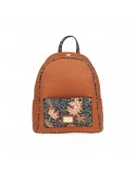 ΓΥΝΑΙΚΕΙΑ ΤΣΑΝΤΑ ΠΛΑΤΗΣ – BACKPACK VERDE 29*34*14,5 ΚΑΦΕ TSA.101.04.05.361 16-7647