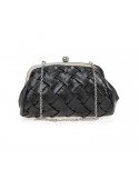 ΓΥΝΑΙΚΕΙΟ ΑΜΠΙΓΙΕ ΤΣΑΝΤΑΚΙ CLUTCH VERDE 21*4*14 ΜΑΥΡΟ TSA.101.01.208 01-1819