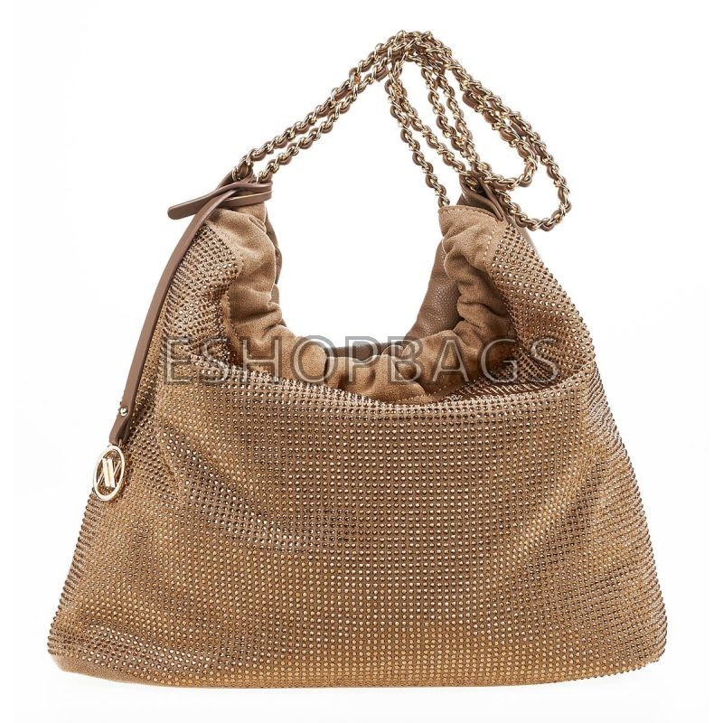 ΓΥΝΑΙΚΕΙΑ ΤΣΑΝΤΑ ΩΜΟΥ VERDE 35*10*30 TAUPE TSA.101.01.03.561 16-7176