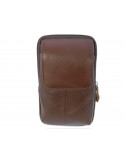 ΤΣΑΝΤΑΚΙ ΖΩΝΗΣ ANNIE LEATHER ΓΝΗΣΙΟ ΔΕΡΜΑ 17*3*11 ΚΑΦΕ TSA.101.03.04.055 6657 YP