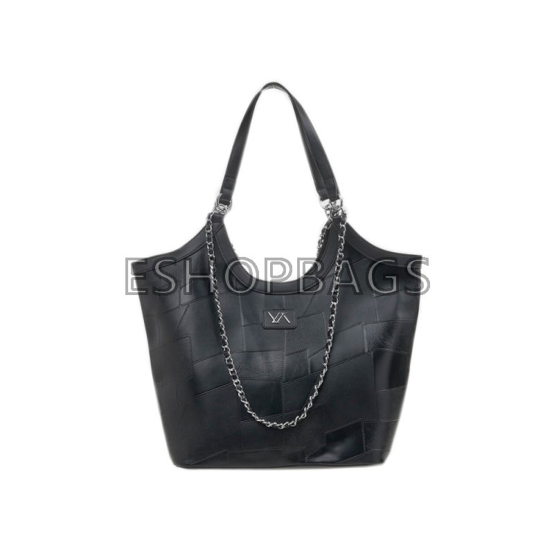 ΓΥΝΑΙΚΕΙΑ ΤΣΑΝΤΑ ΩΜΟΥ ΜΕΓΑΛΗ VERDE 46*39*12 ΜΑΥΡΟ TSA.101.01.03.625 16-7817