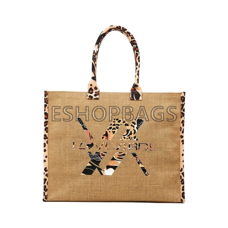 ΓΥΝΑΙΚΕΙΑ ΤΣΑΝΤΑ ΘΑΛΑΣΣΗΣ  ΓΙΟΥΤΑ LEOPAR VERDE 50*38*17 CAMEL TSA.101.01.10.083 14-0293