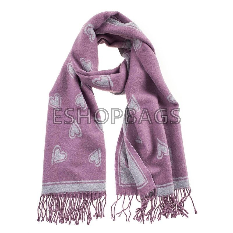 ΓΥΝΑΙΚΕΙΟ ΚΑΣΚΟΛ ΜΩΒ ΜΕ ΚΑΡΔΟΥΛΕΣ VERDE TSA.101.01.22.015 06-1155