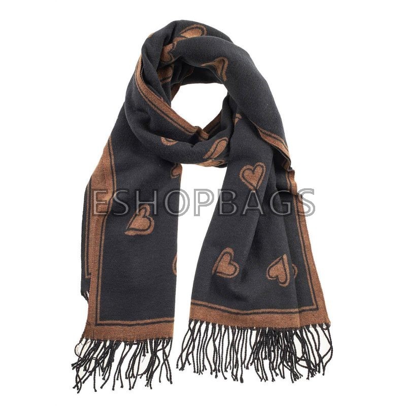 ΓΥΝΑΙΚΕΙΟ ΚΑΣΚΟΛ ΜΑΥΡΟ ΜΕ ΚΑΡΔΟΥΛΕΣ VERDE TSA.101.01.22.015 06-1155