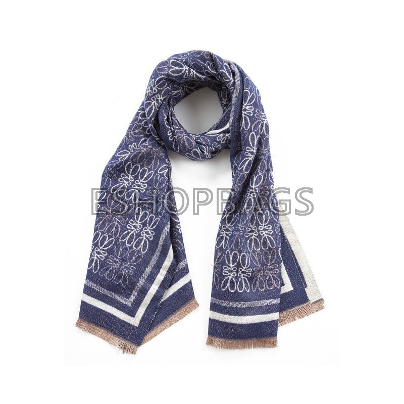 ΓΥΝΑΙΚΕΙΟ ΚΑΣΚΟΛ ΜΠΛΕ ΜΕ ΛΟΥΛΟΥΔΙΑ VERDE TSA.101.01.22.018 06-1255