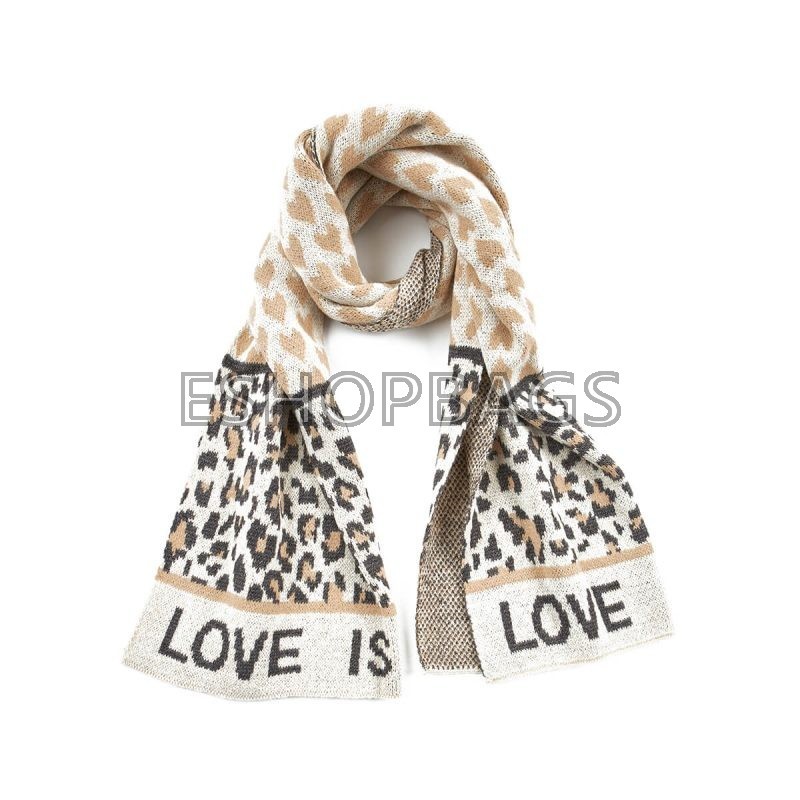 ΓΥΝΑΙΚΕΙΟ ΚΑΣΚΟΛ LOVE ΜΠΕΖ ΜΕ ΚΑΡΔΙΕΣ VERDE TSA.101.01.22.019 06-1278