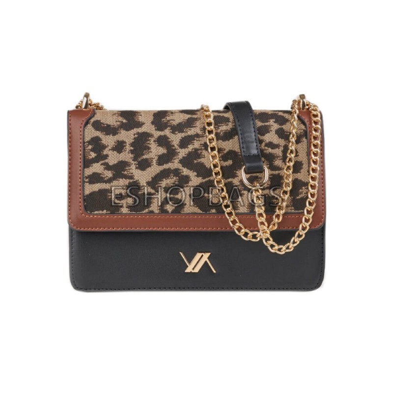 ΓΥΝΑΙΚΕΙΑ ΤΣΑΝΤΑ ANIMAL PRINT ΩΜΟΥ – ΧΙΑΣΤΙ VERDE 22,5*16*9 ΚΑΦΕ TSA.101.01.03.702 16-8310