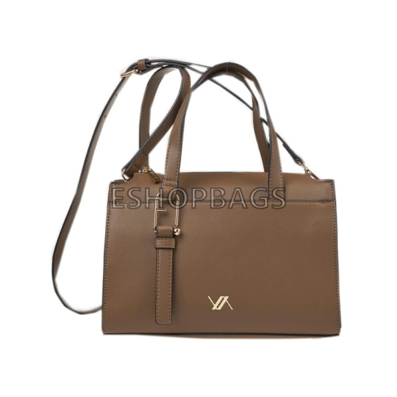 ΓΥΝΑΙΚΕΙΑ ΤΣΑΝΤΑ ΧΕΙΡΟΣ – ΩΜΟΥ VERDE 28*20,5*12 TAUPE TSA.101.01.04.403 16-8129