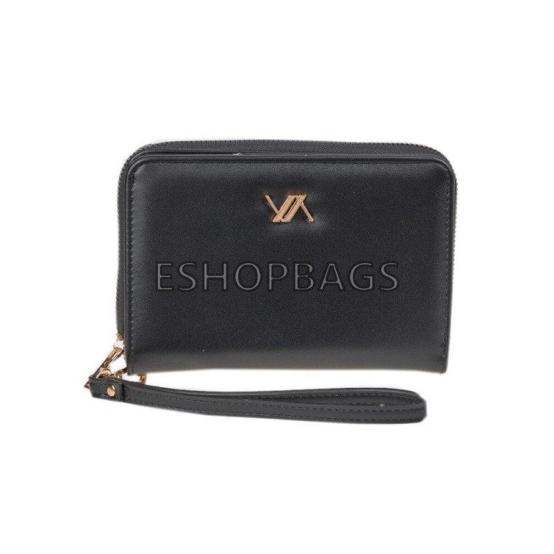 ΓΥΝΑΙΚΕΙΟ ΠΟΡΤΟΦΟΛΙ VERDE 18,5*10*3 ΜΑΥΡΟ POR.104.02.294 18-1562