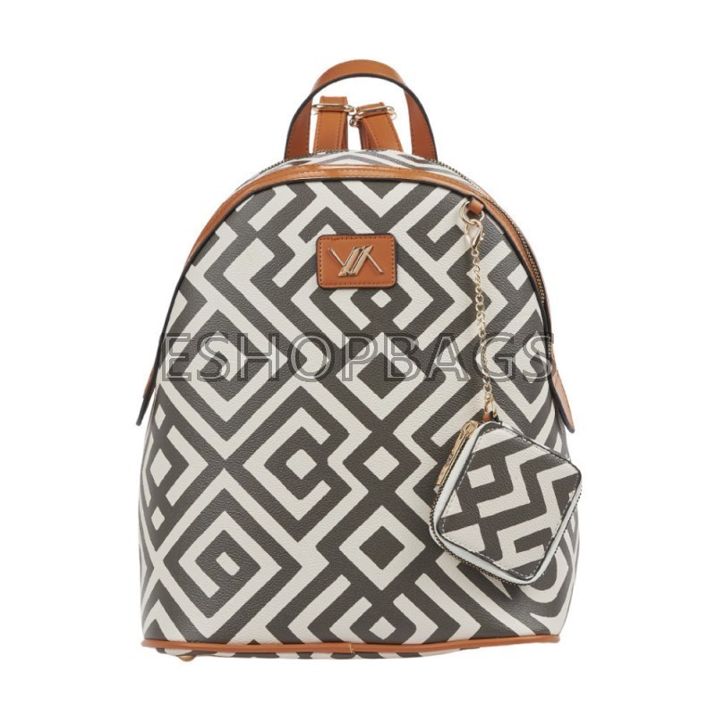 ΓΥΝΑΙΚΕΙΑ ΤΣΑΝΤΑ ΠΛΑΤΗΣ – BACKPACK VERDE 32*27*12 ΠΟΛΥΧΡΩΜΟ TSA.101.04.05.423 16-8443