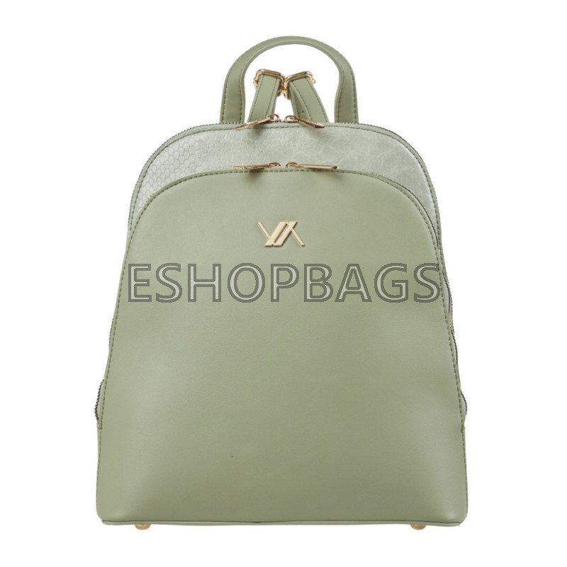 ΓΥΝΑΙΚΕΙΑ ΤΣΑΝΤΑ ΠΛΑΤΗΣ – BACKPACK VERDE 31*25,5*13 MINT TSA.101.04.05.425 16-8404