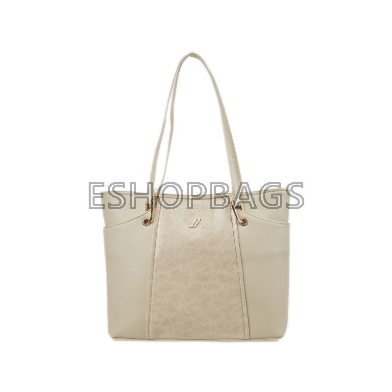 ΓΥΝΑΙΚΕΙΑ ΤΣΑΝΤΑ ΩΜΟΥ ΜΕΓΑΛΗ VERDE 37*27*13 IVORY TSA.101.01.03.718 16-8405