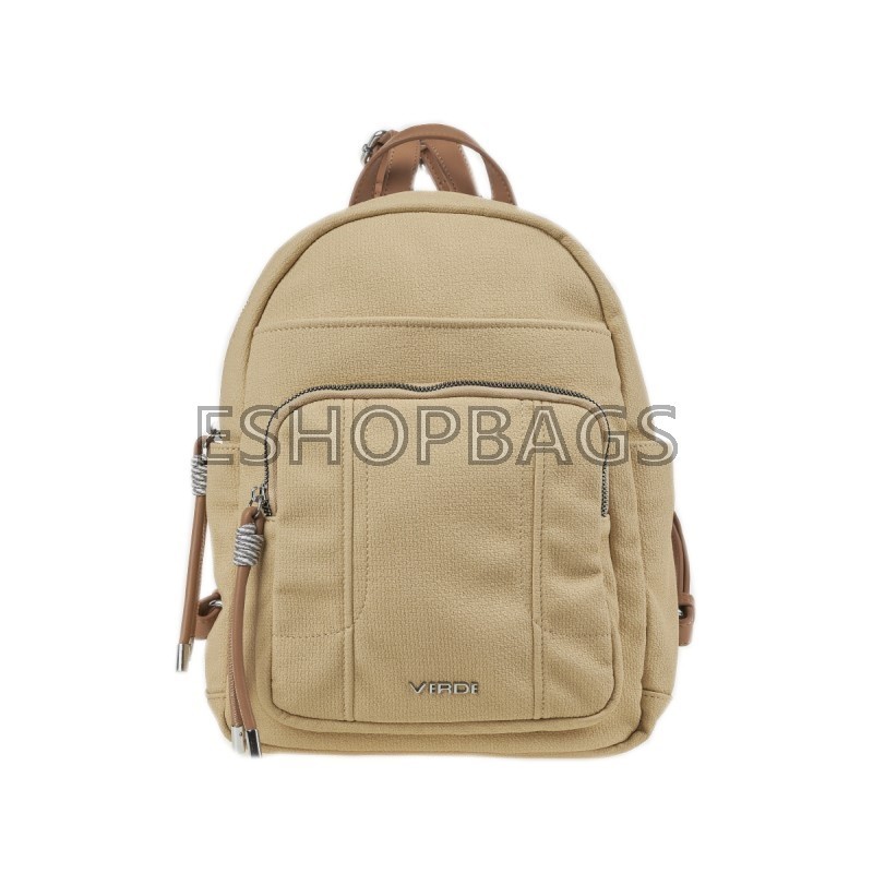ΓΥΝΑΙΚΕΙΑ ΤΣΑΝΤΑ ΠΛΑΤΗΣ – BACKPACK VERDE 35*24*12 ΜΠΕΖ TSA.101.04.05.428 16-8350